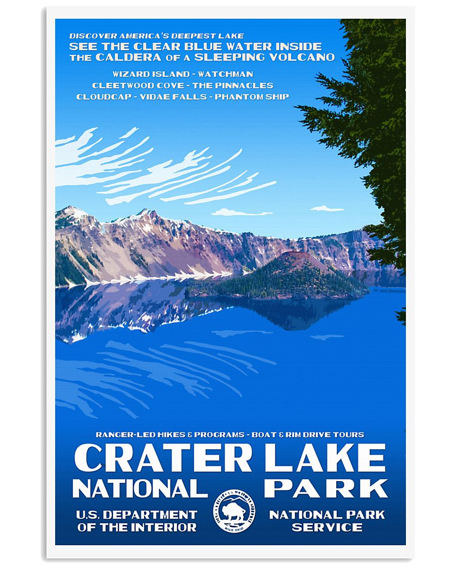 CRATER LAKE 11x17 Poster