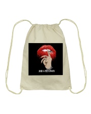 6 FEET AWAY Drawstring Bag thumbnail