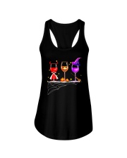 WINE HALLOWEEN Ladies Flowy Tank thumbnail
