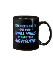 SMALL MINDS BIG MOUTHS Mug tile