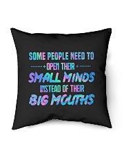 SMALL MINDS BIG MOUTHS Indoor Pillow tile