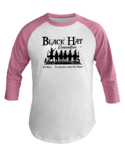 BLACK HAT CONVENTION WE WILL NOT FLY SILENTLY Baseball Tee thumbnail