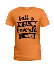 FALL SECOND WORD Ladies T-Shirt thumbnail
