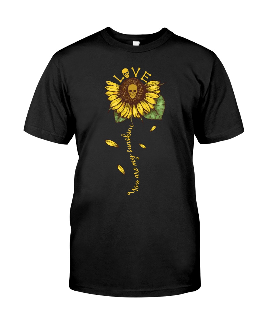 SKULL INSIDE SUNFLOWER Classic T-Shirt