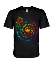 Win the battles V-Neck T-Shirt thumbnail