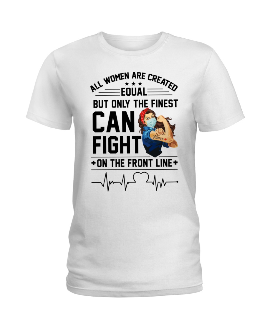 FIGHT ON THE FRONT LINE Ladies T-Shirt