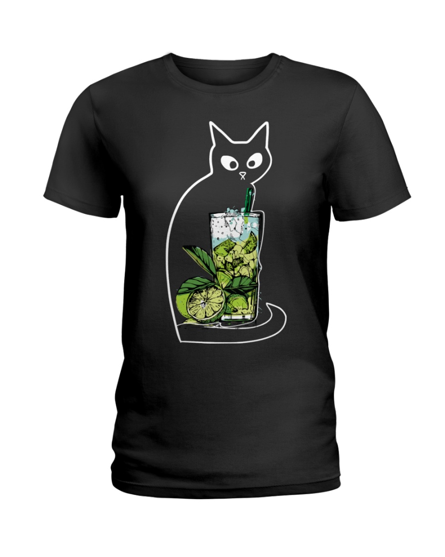CAIPIRINHA COCKTAIL CAT Ladies T-Shirt