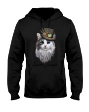CAT WITH HAT Hooded Sweatshirt thumbnail