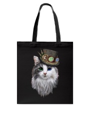 CAT WITH HAT Tote Bag thumbnail