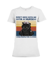 DON'T MESS WITH ME Premium Fit Ladies Tee front