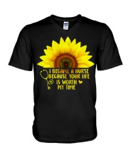 I became a nurse V-Neck T-Shirt thumbnail