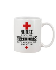 SUPERHERO TITLE NURSE Mug thumbnail