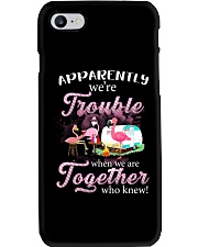 WE'RE TROUBLE WHEN WE ARE TOGETHER Phone Case thumbnail