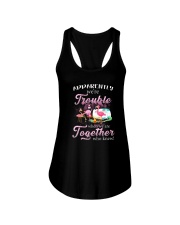WE'RE TROUBLE WHEN WE ARE TOGETHER Ladies Flowy Tank thumbnail