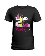 2ND GRADE CUTIE UNICORN Ladies T-Shirt thumbnail