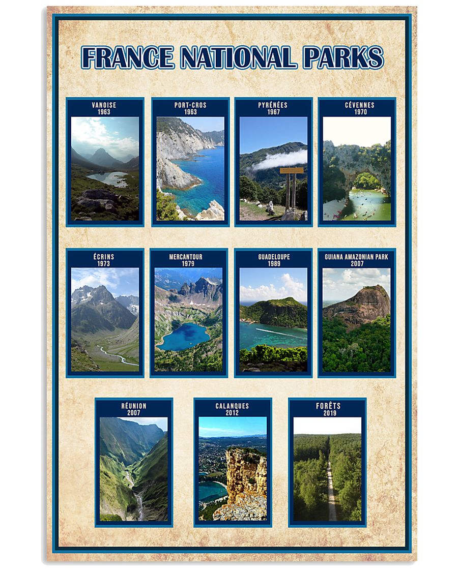 FRANCE PARKS POSTER 16x24 Poster