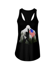 BIG FOOT US FLAG Ladies Flowy Tank tile