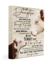 To my daughter 11x14 Gallery Wrapped Canvas Prints front