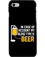 BEER BLOOD TYPE LONG SLEEVE TEE Phone Case thumbnail