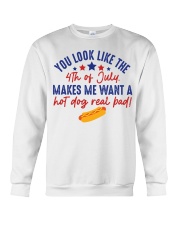 YOU LOOK LIKE 4TH OF JULY Crewneck Sweatshirt tile