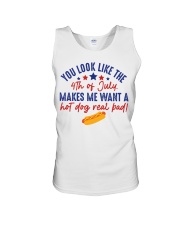 YOU LOOK LIKE 4TH OF JULY Unisex Tank tile
