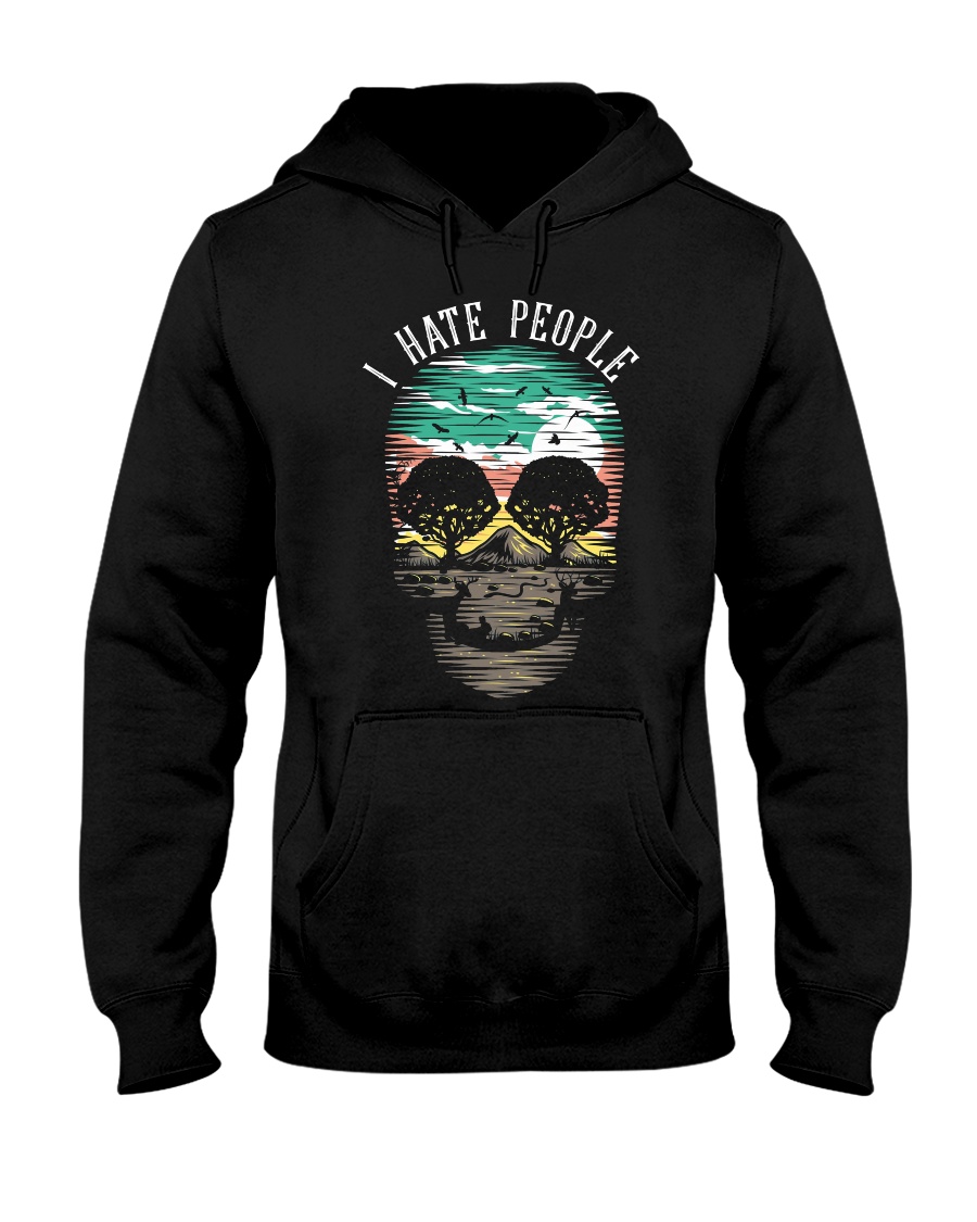 I HATE PEOPLE Hooded Sweatshirt