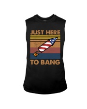 JUST HERE TO BANG Sleeveless Tee tile