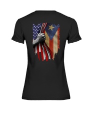 PUERTO RICO FLAG Premium Fit Ladies Tee tile