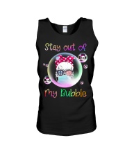 STAY OUT OF MY BUBBLE Unisex Tank thumbnail