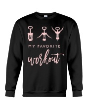 MY FAVORITE WORKOUT Crewneck Sweatshirt thumbnail