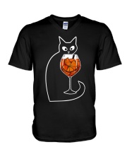 SPRITZ VENEZIANO COCKTAIL CAT V-Neck T-Shirt thumbnail