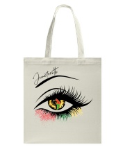 JUNETEENTH Tote Bag tile