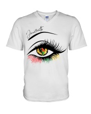 JUNETEENTH V-Neck T-Shirt tile