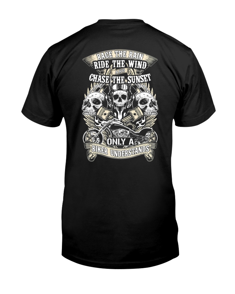 RAGE THE RAIN BIKER T-SHIRT Classic T-Shirt
