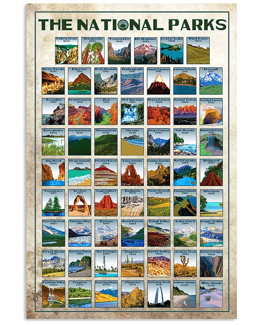 Limited edition - 62 NPS 24x36 Poster