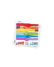 LOVE IS LOVE- 8 Sticker - 2 pack (Horizontal) front