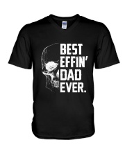 THE BEST DAD V-Neck T-Shirt tile