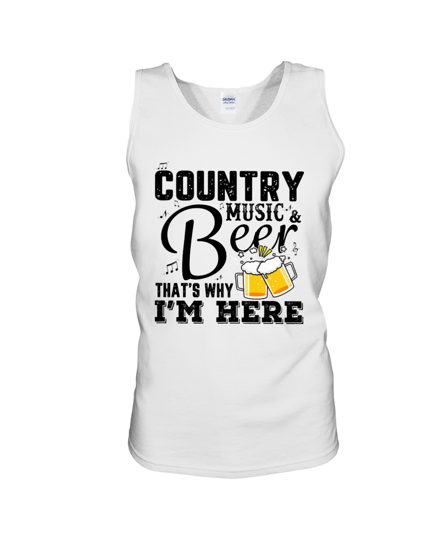 COUNTRY MUSIC BEER Unisex Tank