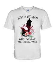 JUST A WOMAN V-Neck T-Shirt thumbnail