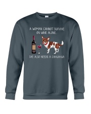 She Also Needs A Chihuahua Crewneck Sweatshirt thumbnail