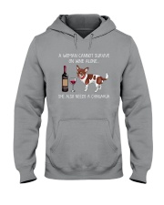 She Also Needs A Chihuahua Hooded Sweatshirt thumbnail