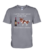 She Also Needs A Chihuahua V-Neck T-Shirt thumbnail