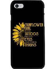 SUNFLOWER GIRL WITH TATTOOS Phone Case thumbnail