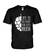Life is too short for bad beer V-Neck T-Shirt thumbnail