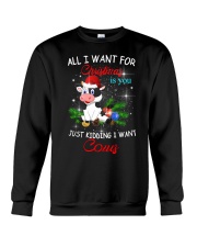 ALL I WANT IS COW Crewneck Sweatshirt thumbnail