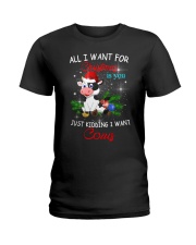 ALL I WANT IS COW Ladies T-Shirt thumbnail