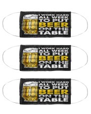 TO PUT BEER ON THE TABLE Cloth Face Mask - 3 Pack front