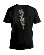 ROSE SKULL V-Neck T-Shirt thumbnail