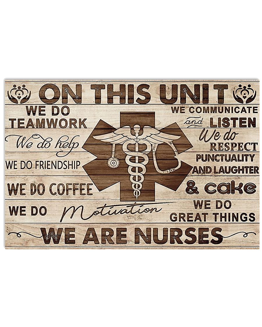 WE ARE NURSE POSTER 17x11 Poster
