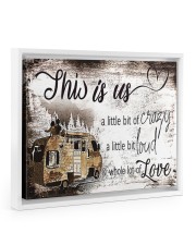 This is Us Floating Framed Canvas Prints White tile